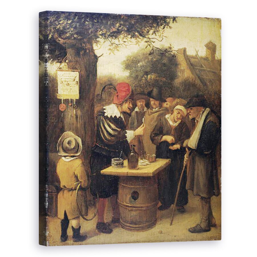 Tablou canvas - Jan Havicksz Steen - Vracul, 40 x 50 cm