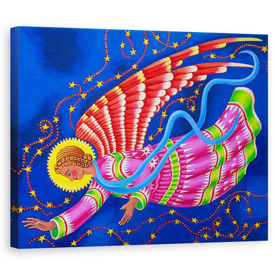Tablou canvas - Jane Tattersfield - inger cu aripi rosii, 80 x 100 cm