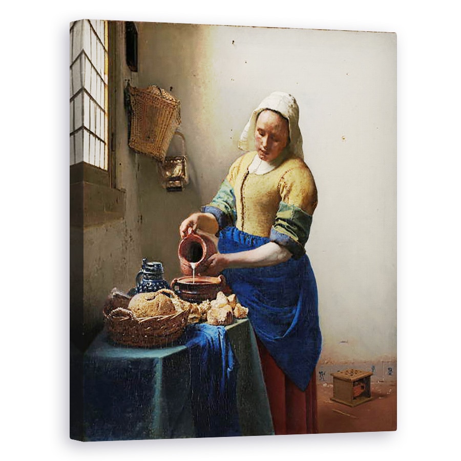 Tablou canvas - Jan Vermeer - Laptareasa, 40 x 50 cm