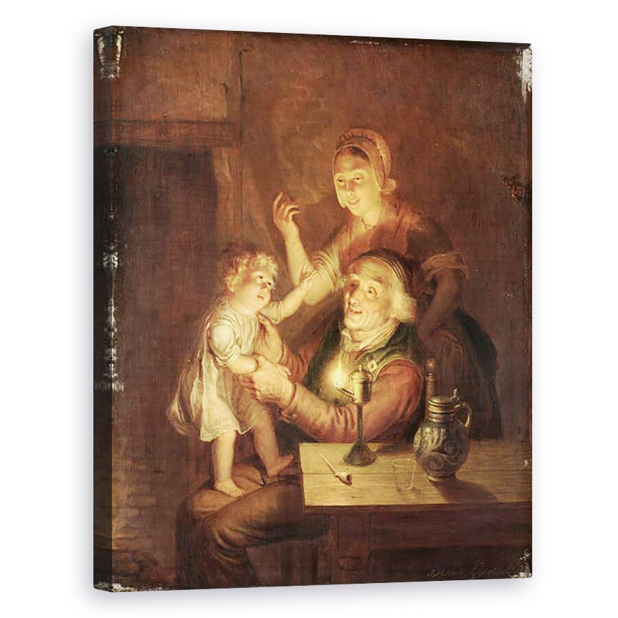 Tablou canvas - Jan Hendrick van Grootvelt - Seara, 40 x 50 cm