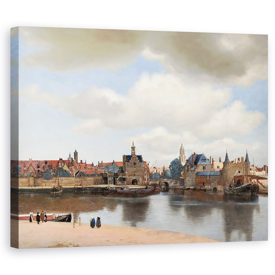 Tablou canvas - Jan Vermeer - Vedere spre Delft, 80 x 100 cm