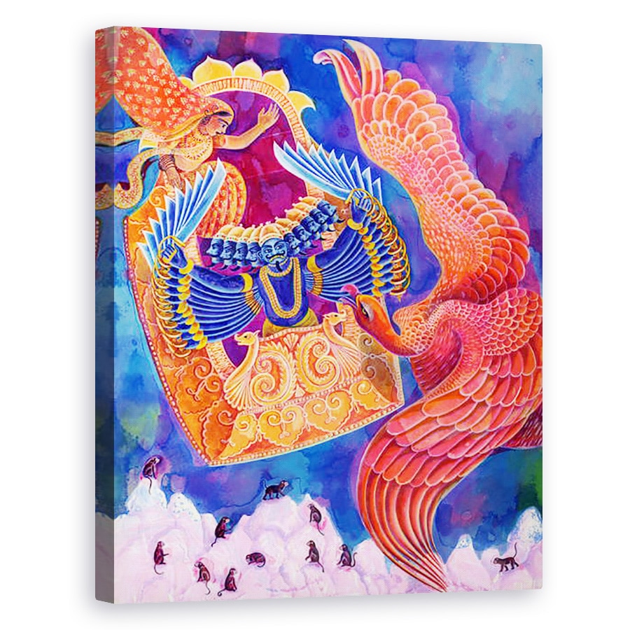 Tablou canvas - Jane Tattersfield - Ram si Sita, 1999, 40 x 50 cm