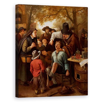 Tablou canvas - Jan Havicksz. Steen - Puller de dinti, 40 x 50 cm Tablou canvas - Jan Havicksz. Steen - Puller de dinti, 40 x 50 cm