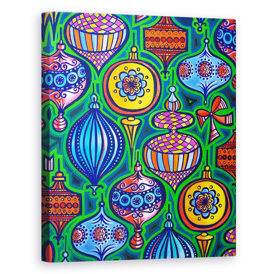 Tablou canvas - Jane Tattersfield - Globuri de Craciun, 2015, 80 x 100 cm