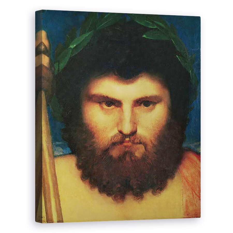 Tablou canvas - Jean Auguste Dominique Ingres - sef al lui Jupiter, studiu pentru Jupiter si Thetis, 40 x 50 cm