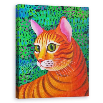 Tablou canvas - Jane Tattersfield - Tigru Cat, 2012, 40 x 50 cm Tablou canvas - Jane Tattersfield - Tigru Cat, 2012, 40 x 50 cm