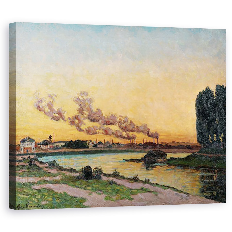 Tablou canvas - Jean Baptiste Armand Guillaumin - Setarea soarelui la Ivry, 80 x 100 cm