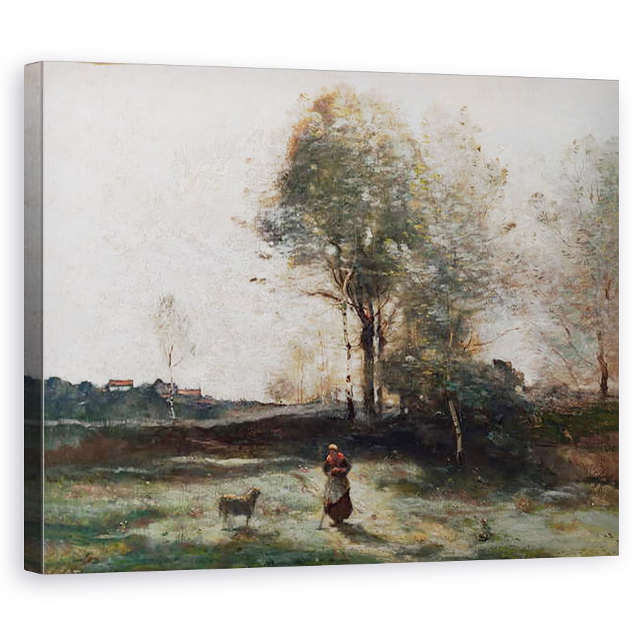 Tablou canvas - Jean Baptiste Camille Corot - Peisaj sau, 40 x 50 cm