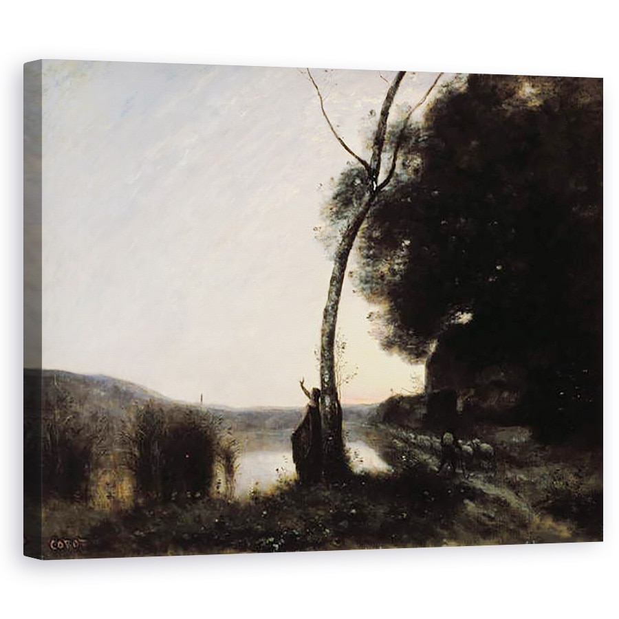 Tablou canvas - Jean Baptiste Camille Corot - Steaua de Seara, 80 x 100 cm