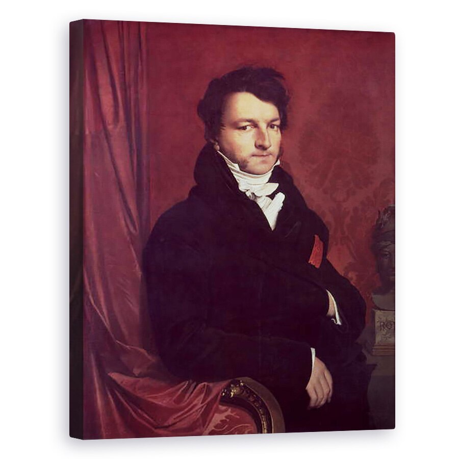 Tablou canvas - Jean Auguste Dominique Ingres - Monsieur de Norvins 1769-1854, 40 x 50 cm