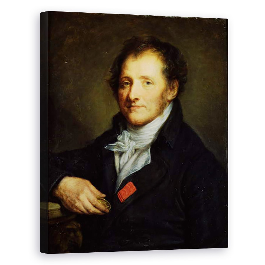 Tablou canvas - Jean Baptiste Greuze - Baronul Dominique Vivant Denon 1745-1825, 40 x 50 cm