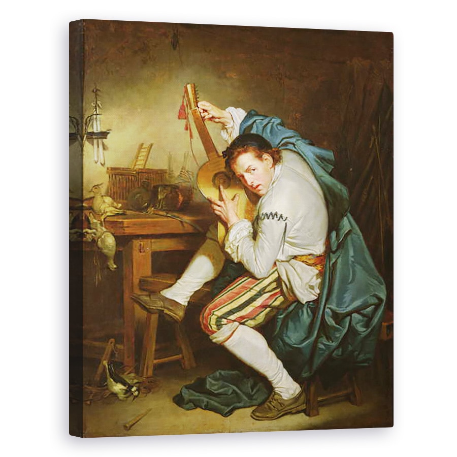 Tablou canvas - Jean Baptiste Greuze - Chitaristul, 80 x 100 cm