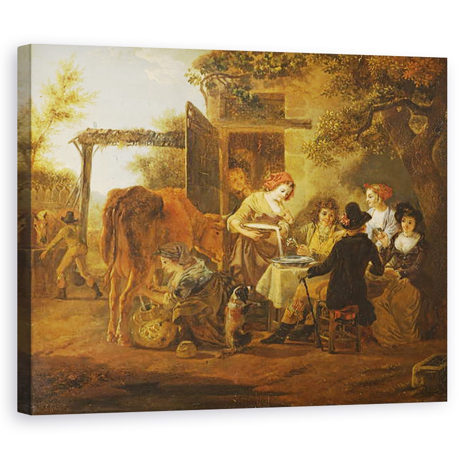 Tablou canvas - Jean Louis De Marne - Gustari la tara, 40 x 50 cm