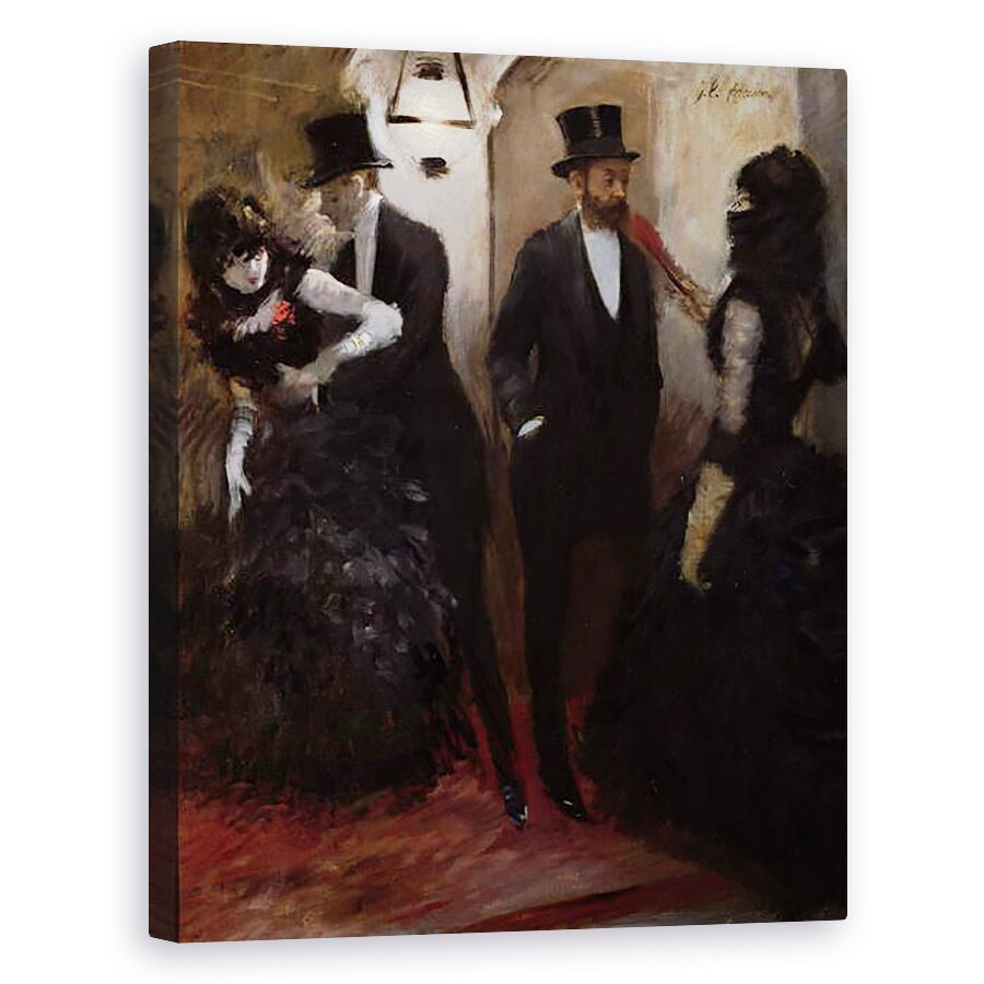 Tablou canvas - Jean Louis Forain - Coridoarele de la Opera, 40 x 50 cm