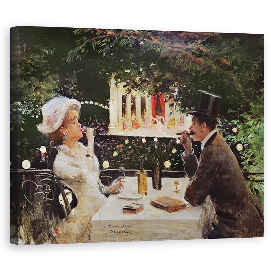 Tablou canvas - Jean Beraud - Cina la Les Ambassadeurs, 80 x 100 cm