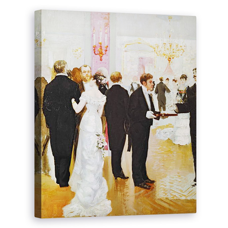 Tablou canvas - Jean Beraud - Receptia nuntii, 80 x 100 cm