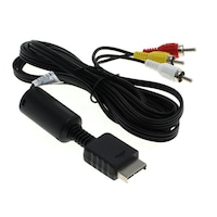 Cablu Audio Video AV (RCA) pentru Sony Playstation PS PS2 PS3, lungime 1.8m