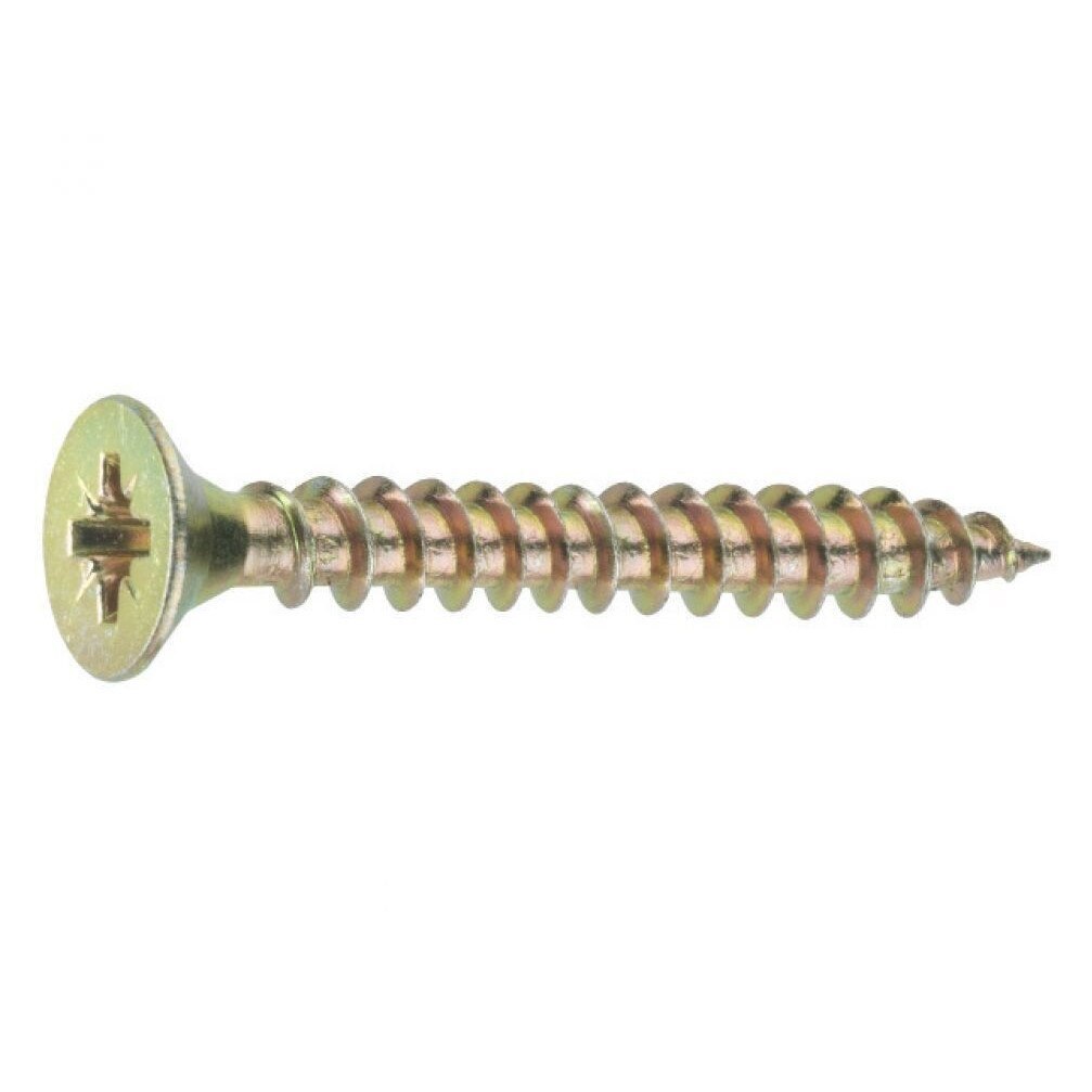 Surub pentru PAL , galben ,3 x 16 mm, Pachet 100 bucati