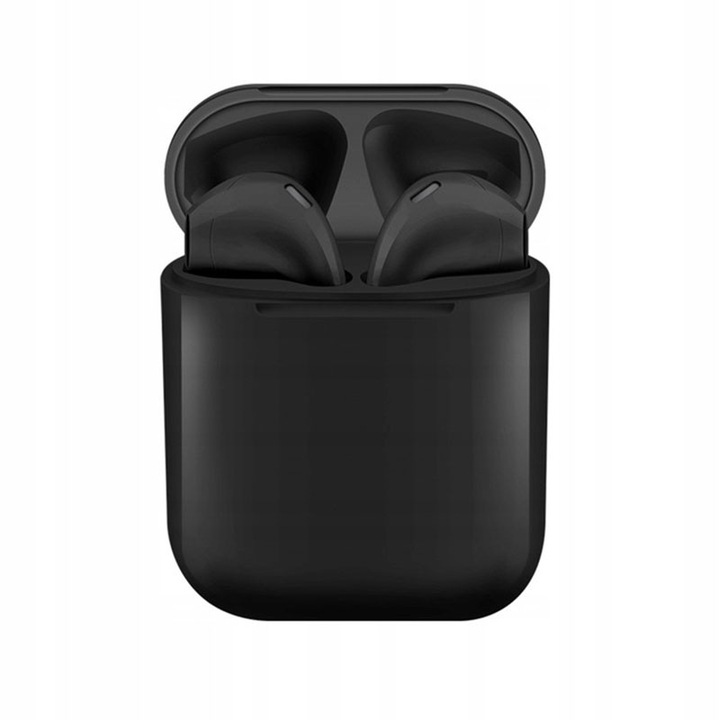 Vezeték nélküli fejhallgató I12 töltődoboz 2019, 5.0 tws mikrofon, sztereó hang, fekete