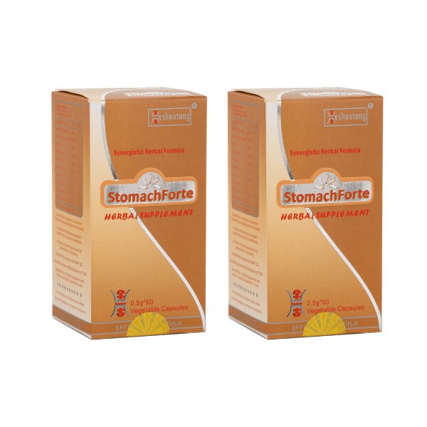 Stomach Forte 2 x 60 capsule (cura pentru o luna), Heshoutang, supliment alimentar pentru stomac