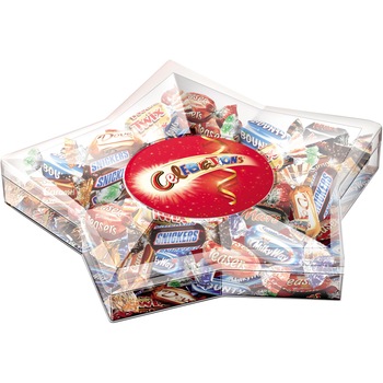 Cutie cu bomboane de ciocolata Celebrations Star, 338 g Cutie cu bomboane de ciocolata Celebrations Star, 338 g