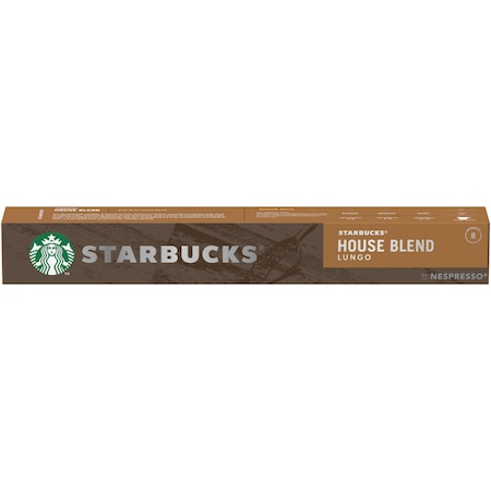 Capsule cafea Starbucks House Blend by Nespresso, 10 capsule, prajire medie, 57g