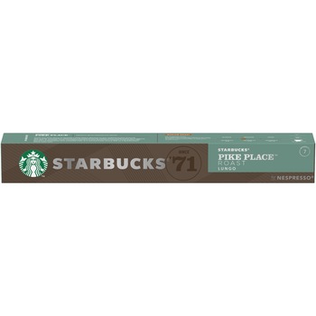 Capsule cafea Starbucks Pike Place Roast by Nespresso, 10 capsule, prajire medie, 53g Capsule cafea Starbucks Pike Place Roast by Nespresso, 10 capsule, prajire medie, 53g