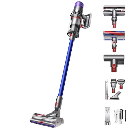 Aspirator vertical Dyson V11 Absolute Extra, 610 W, 29.4V, 0.76l, autonomie 60 minute, Nichel/Violet