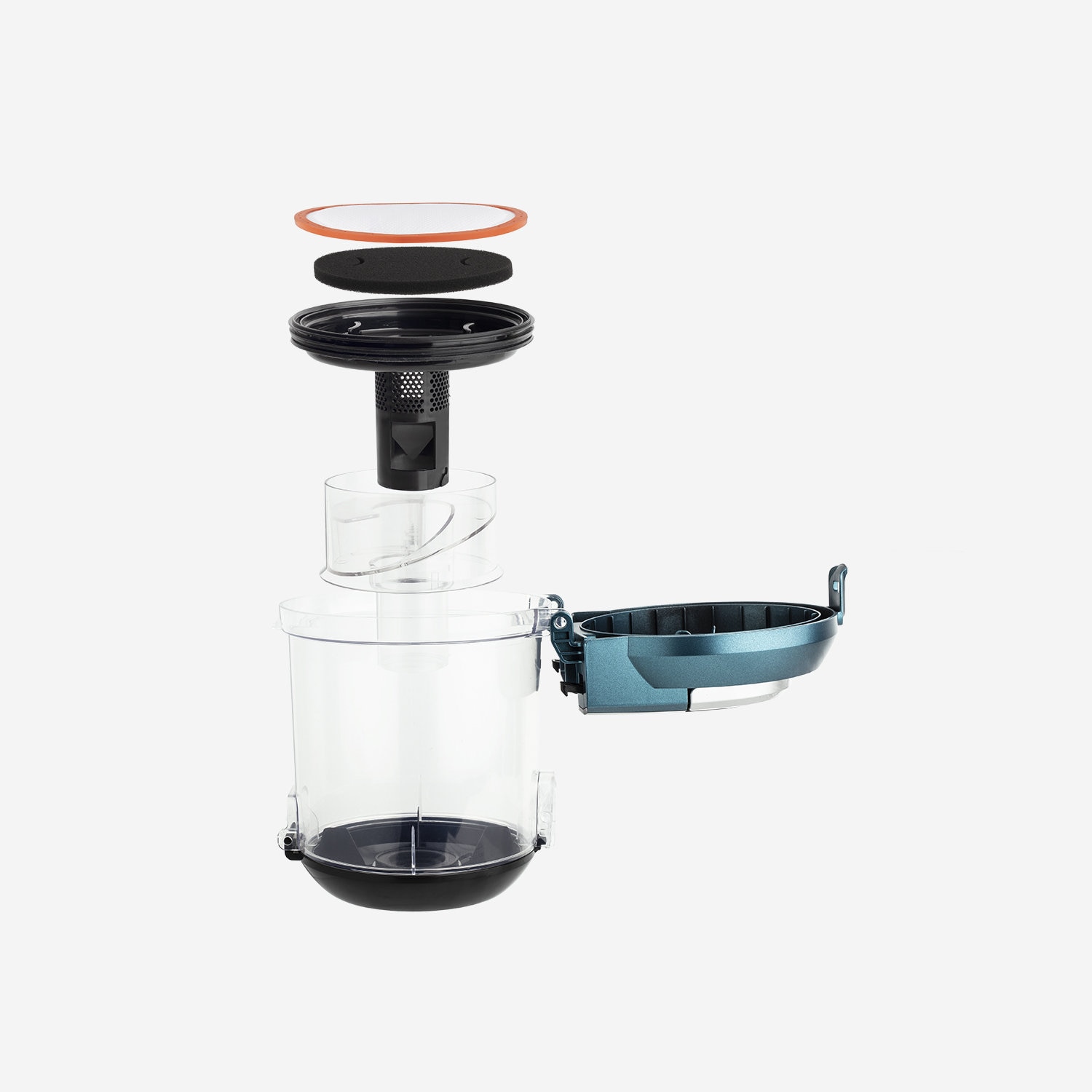 Aspirator fara sac H.Koenig, STC56, filtru HEPA 12 pentru igienizarea locuintei, clasa energetica A, tehnologie ciclonica, capacitate 2.5 l, compact, silentios, include accesorii, design ergonomic, negru