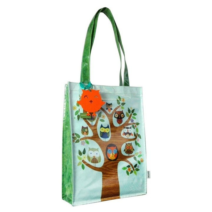 Geanta cumparaturi Feathered Friends Eclectic