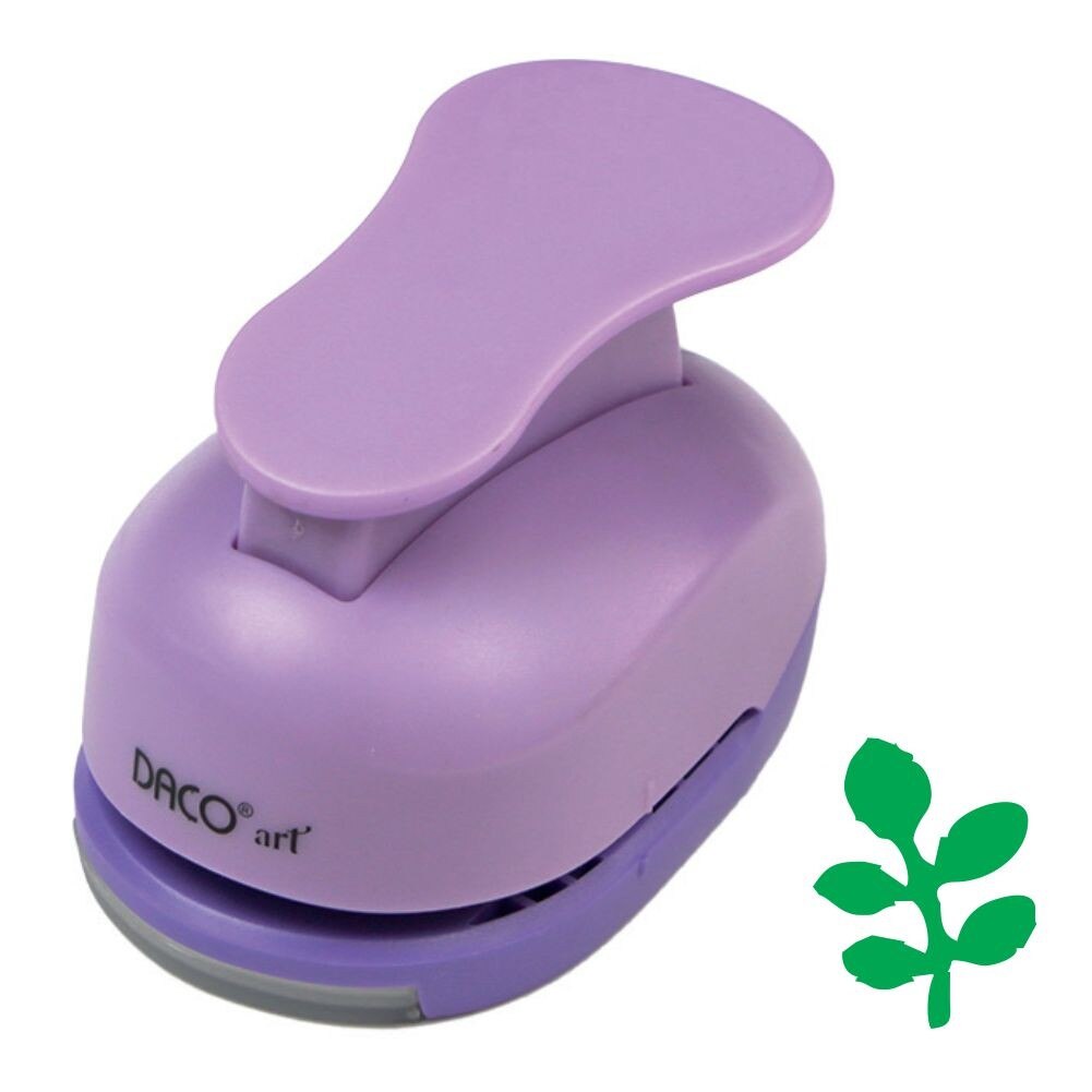 Perforator Hobby, Daco, Diametru 5 cm, Model frunza de salcam, PF050/5