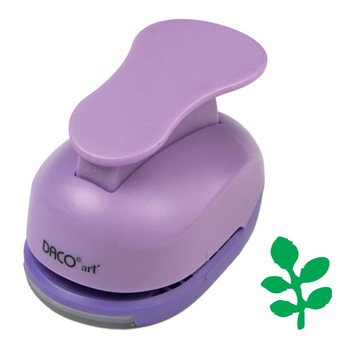 Perforator Hobby, Daco, Diametru 5 cm, Model frunza de salcam, PF050/5 Perforator Hobby, Daco, Diametru 5 cm, Model frunza de salcam, PF050/5