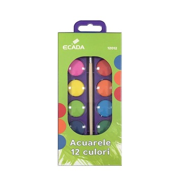 Acuarele 12 culori Ecada Acuarele 12 culori Ecada