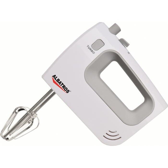 Mixer Albatros MXA300, 300 W, 5 viteze + Turbo, Alb