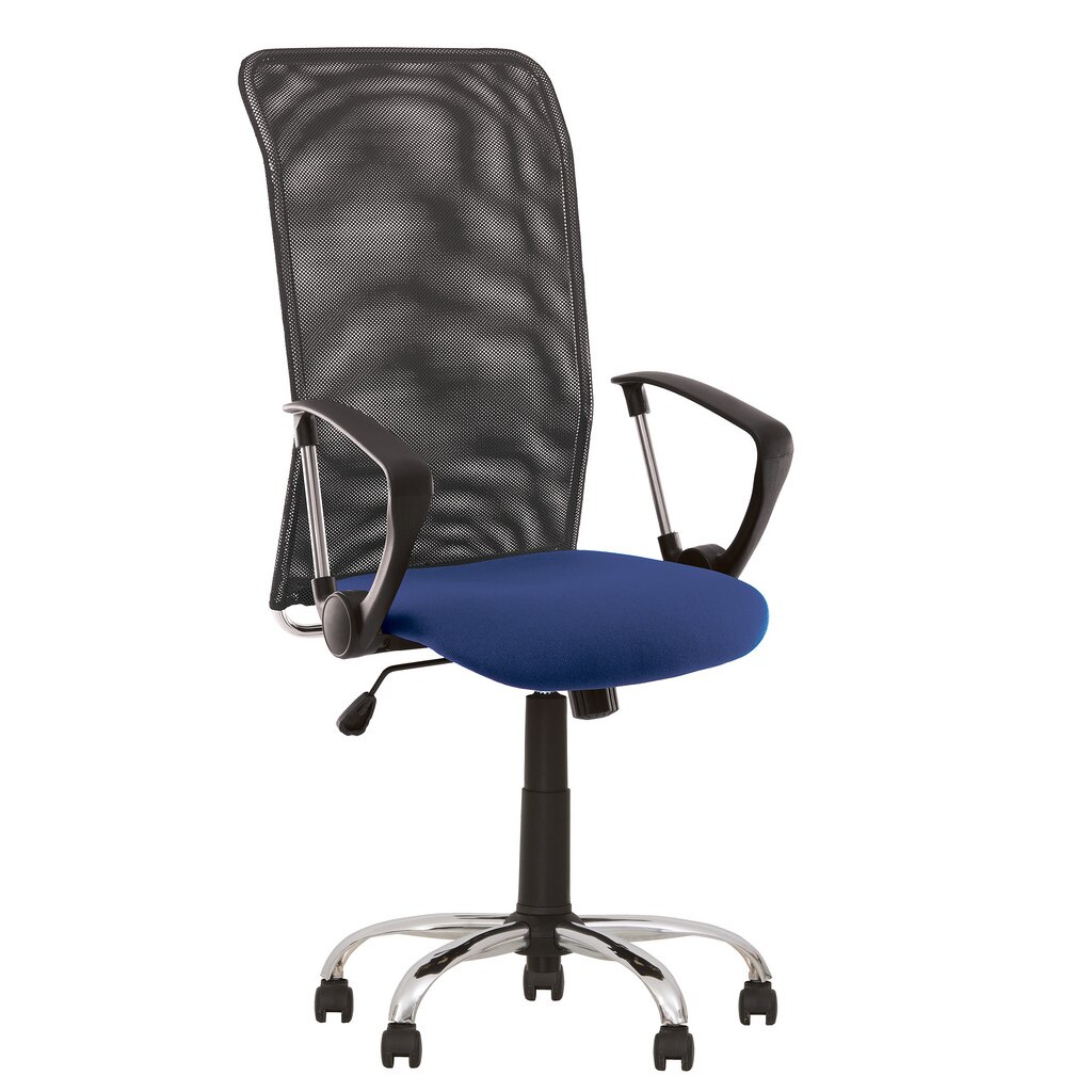 Scaun directorial INTER, Negru/Albastru stofa cagliari