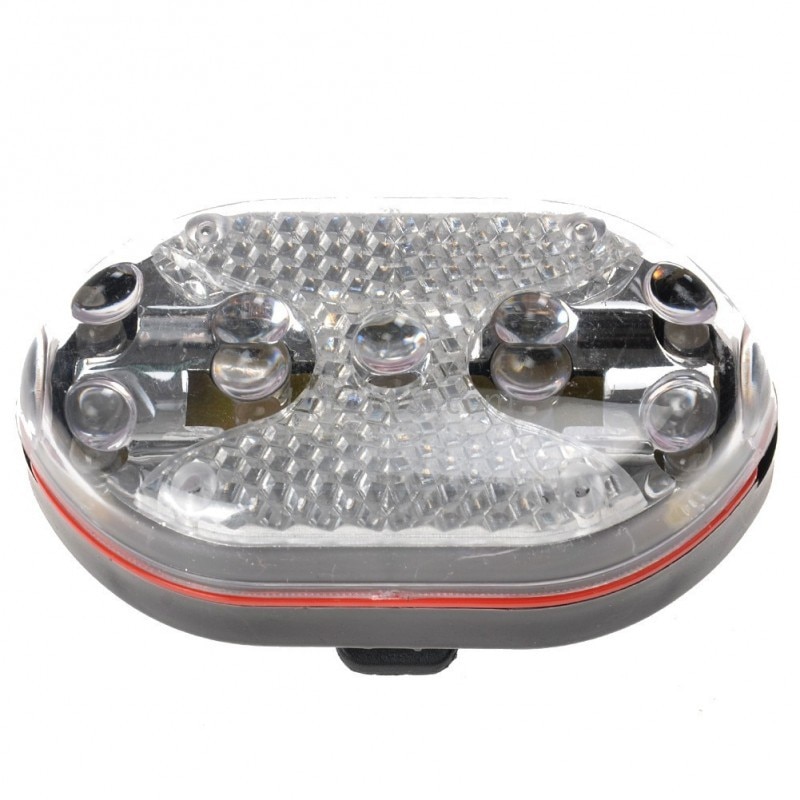 Stop, ProCart, cu 9 LED-uri, alb pentru bicicleta