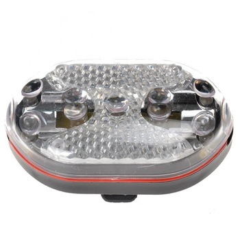 Stop, ProCart, cu 9 LED-uri, alb pentru bicicleta Stop, ProCart, cu 9 LED-uri, alb pentru bicicleta