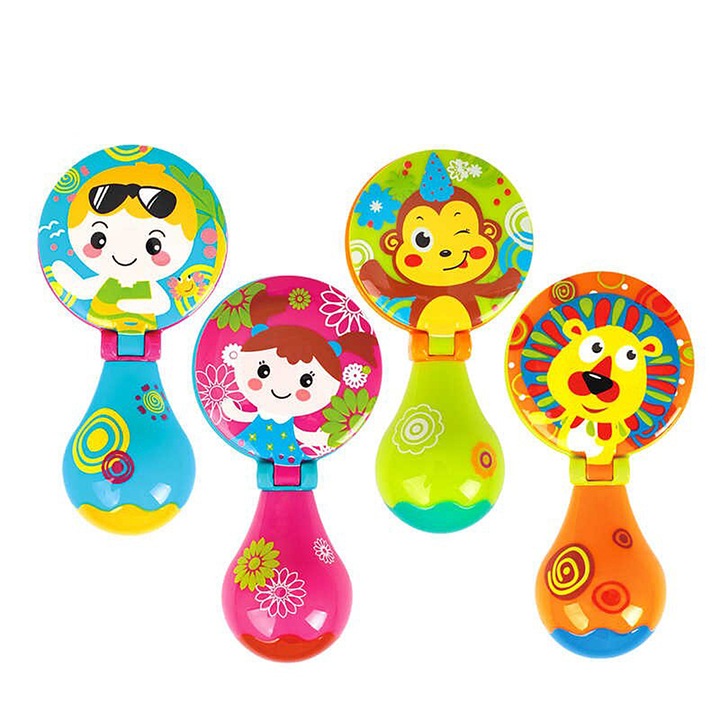 Бебешки забавни кастанети HOLA, Животни