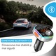 Modulator FM Gemevo® Bluetooth 5.0, Transmitator FM cu functie de incarcator auto quickcharge 3.0 si port USB C, Gemevo
