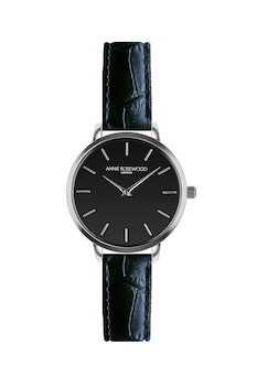 annie rosewood ceas quartz cu o curea de piele texturata argintiu inchisnegru imagen 15_0_
0