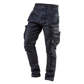 Pantaloni de lucru tip blugi cu 5 buzunare, model Denim, marimea M/50, NEO Pantaloni de lucru tip blugi cu 5 buzunare, model Denim, marimea M/50, NEO