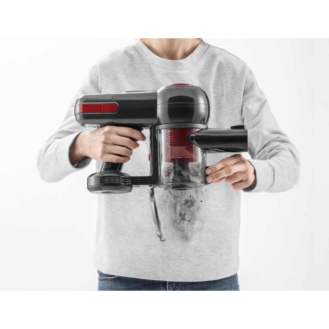 DeLonghi XLM21LE1.GYR álló porszívó, 21.6V, 30 perc üzem- 150 perc ...