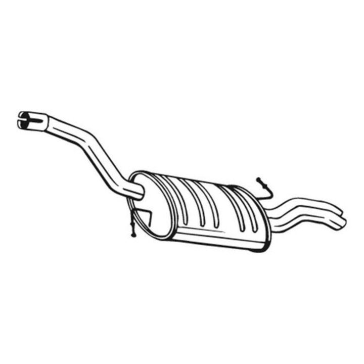 Крайно гърне за ауспух VW Passat, Passat CC 1,9 D/2,0D от 03.2005-01.2012