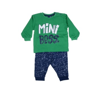 Compleu 2 piese pentru baieti GT 7693, Verde Compleu 2 piese pentru baieti GT 7693, Verde