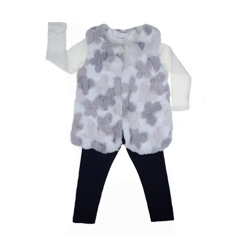 Compleu 3 piese pentru fete Happy House HH193, Multicolor