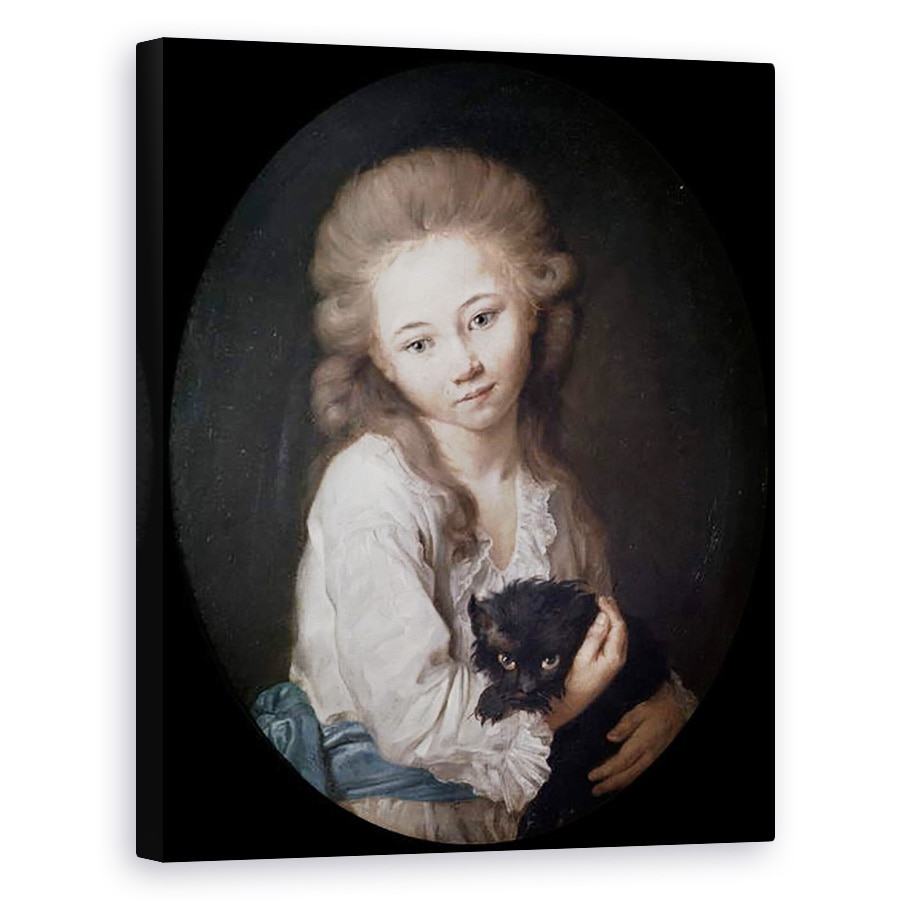 Tablou canvas - Jean Baptiste Greuze - Esprit de Baculard dArnaud, 80 x 100 cm