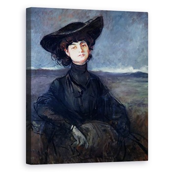 Tablou canvas - Jean Louis Forain - Anna de Noailles 1876-1933, 80 x 100 cm Tablou canvas - Jean Louis Forain - Anna de Noailles 1876-1933, 80 x 100 cm