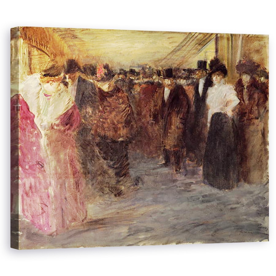 Tablou canvas - Jean Louis Forain - Sala de muzica, 80 x 100 cm