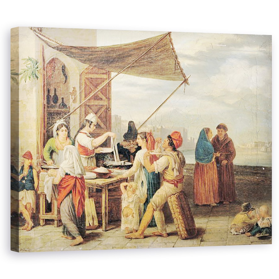 Tablou canvas - Jean Mieg - Piata Italiana, 80 x 100 cm