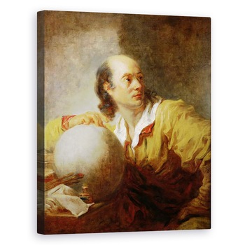 Tablou canvas - Jean-Honore Fragonard - Joseph-Jerome Lefrancois Lalande 1732-1807, 60 x 75 cm Tablou canvas - Jean-Honore Fragonard - Joseph-Jerome Lefrancois Lalande 1732-1807, 60 x 75 cm